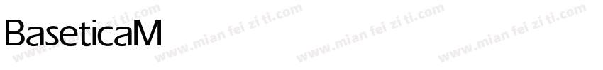 Basetica Medium字体转换